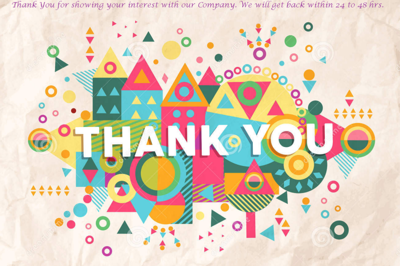 Ringraziamenti personalizzati - set di 4 Biglietti 15x10cm