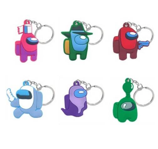 Portachiavi Among Us - set da 6