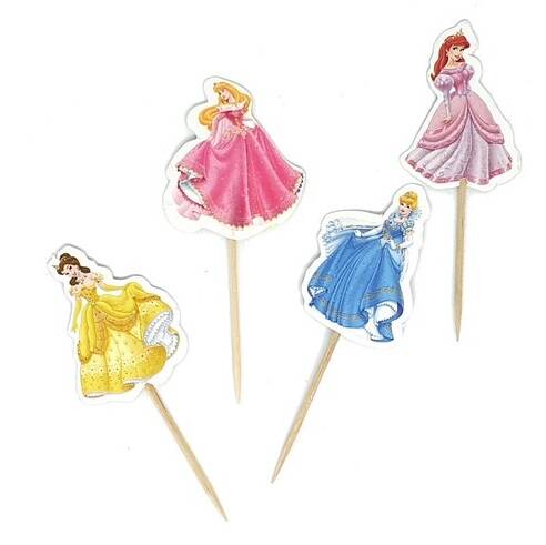 Toppers Principesse Disney set A - 4 pezzi - lunghezza a scelta