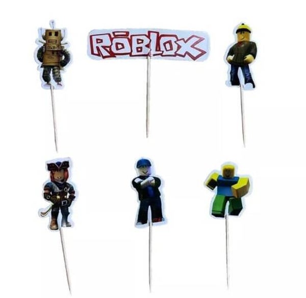 Toppers Roblox - set 6 pezzi - lunghezza a scelta