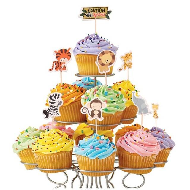 Toppers Animali selvatici - set 8 pezzi - lunghezza a scelta