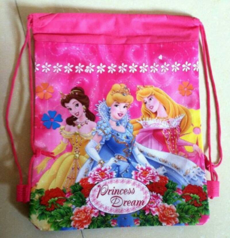 Borsa da ginnastica 27x36cm Principesse