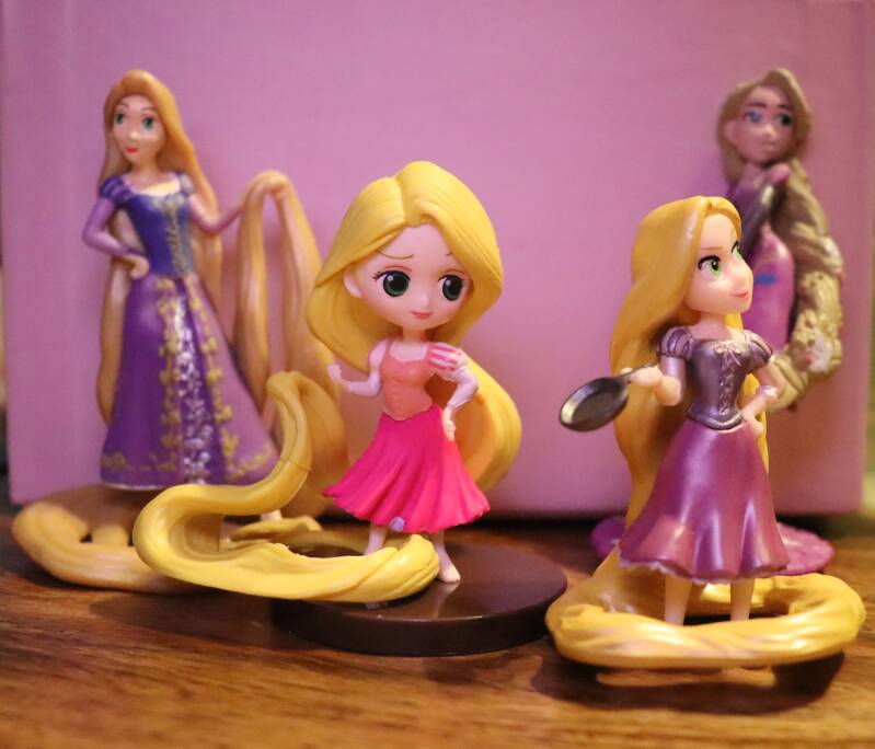 Principesse - figura Raperonzolo a scelta