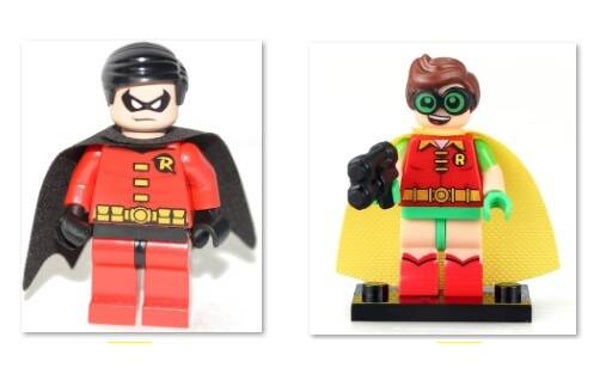Robin - Minifigura di mattoncini a scelta (da costruire)