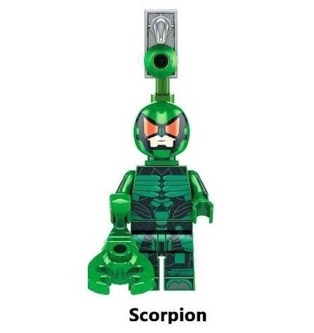 Scorpion - Minifigura di mattoncini (da costruire)