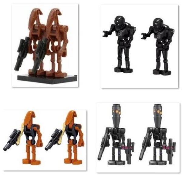 Droidi (Star Wars) - Minifigura di mattoncini a scelta (da costruire)