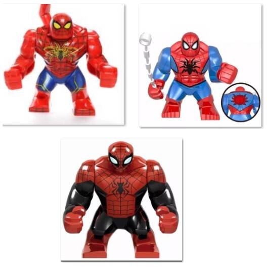 Spider Man grande - Figura di mattoncini a scelta (da costruire)