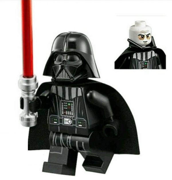 Darth Vader (Star Wars) B - Minifigura di mattoncini (da costruire)