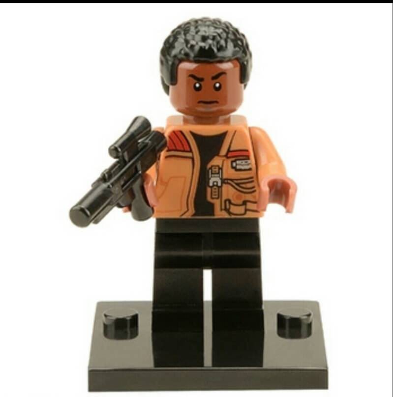 Finn (Star Wars) - Minifigura di mattoncini (da costruire)