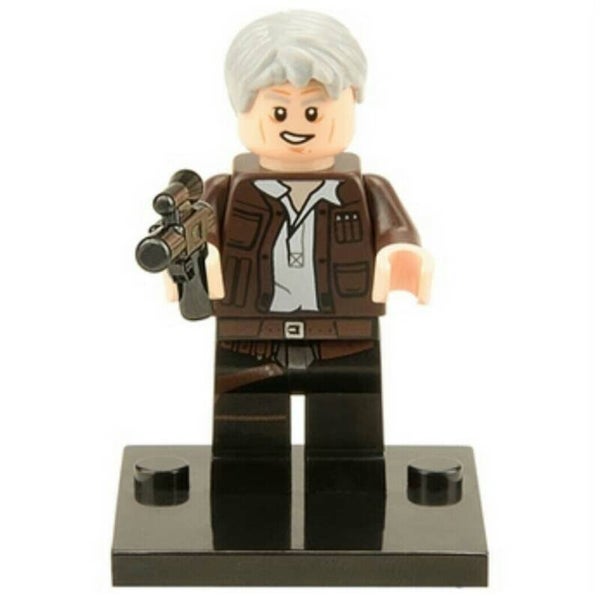 Han Solo (Star Wars) - Minifigura di mattoncini (da costruire)