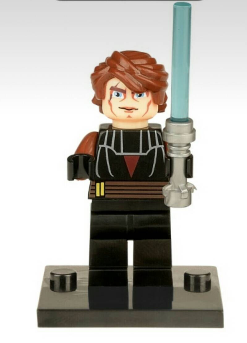 Anakin Skywalker (Star Wars) - Minifigura di mattoncini (da costruire)