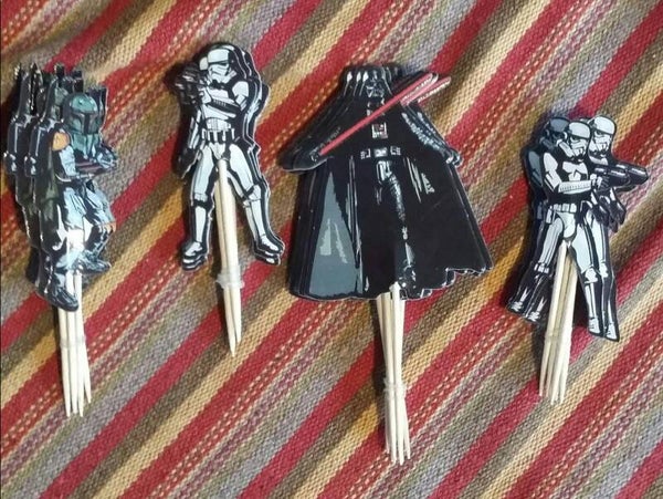 Toppers Star Wars set B - 4 pezzi senza bordo - lunghezza a scelta