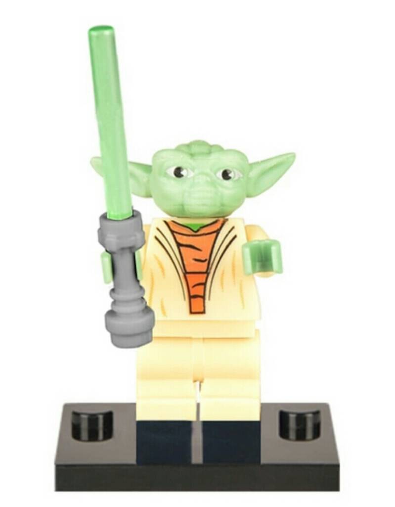 Yoda (Star Wars) - Minifigura di mattoncini (da costruire)