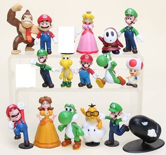 Super Mario Bros set A - 16 figure