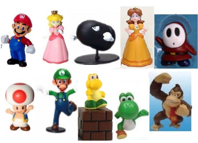 Super Mario Bros set C - 10 figure