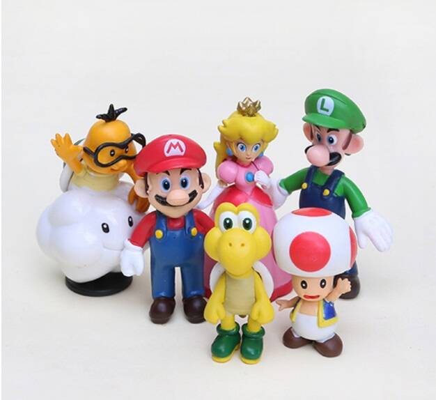Super Mario Bros set D - 6 figure