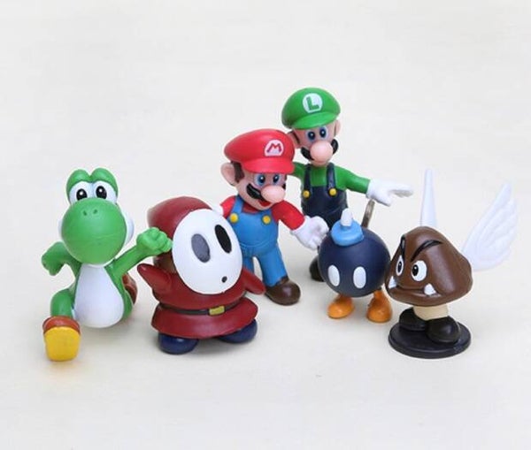 Super Mario Bros set E - 6 figure
