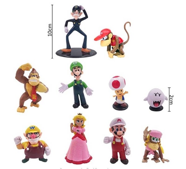 Super Mario Bros set F - 10 figure