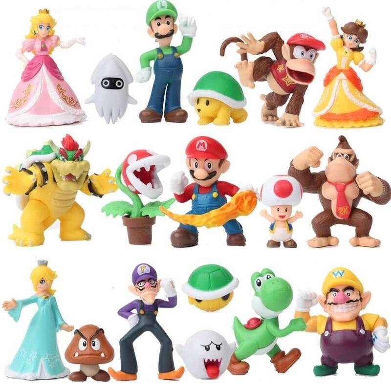 Super Mario Bros set F - 18 figure
