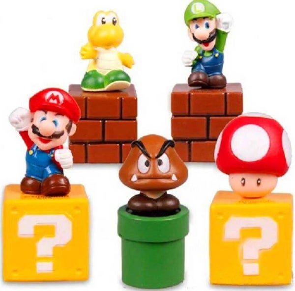 Super Mario Bros set H - 5 minifigure