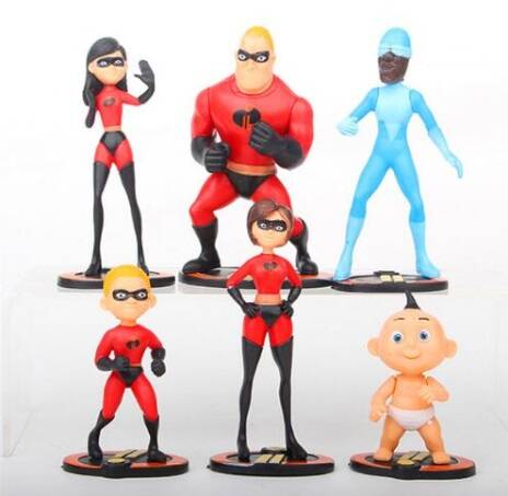 Gli Incredibili set B - 8 figure