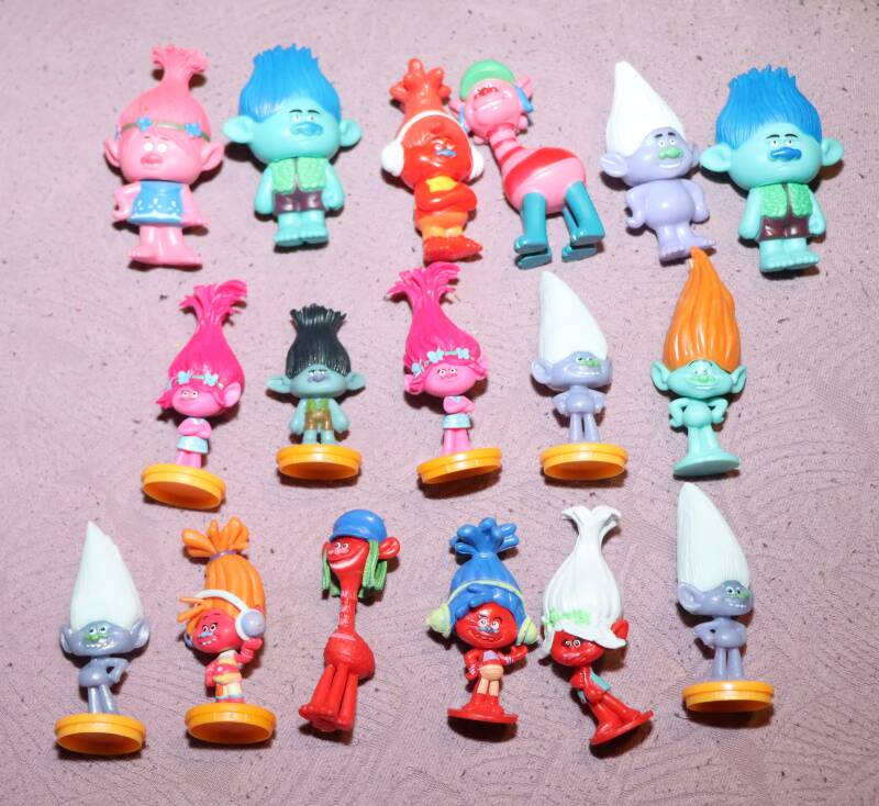 Trolls set Compleanno - 10 figure