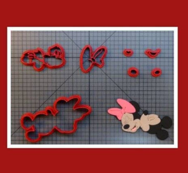 Stampo per dolci Minnie - formina fatta di 6 mini pezzi
