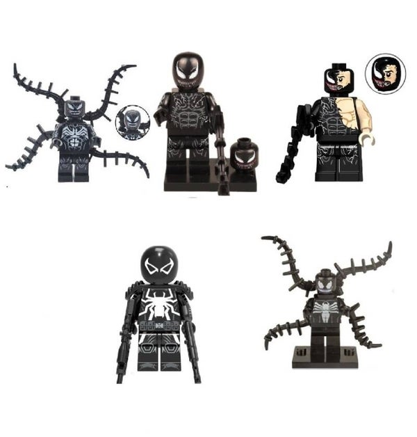 Venom - Minifigura di mattoncini a scelta (da costruire)