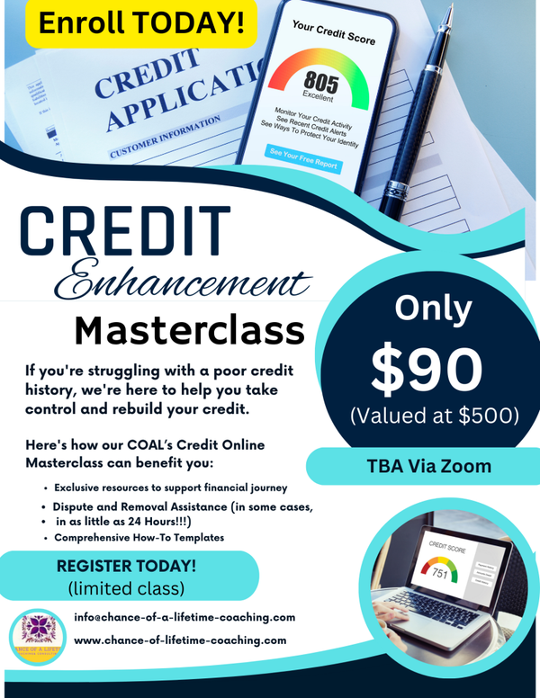 Credit Enhancement Masterclass  Sale ONLY $90