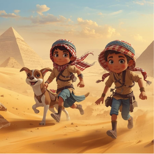 Close Reading les 'Rutger, Thomas en Paco - Egypte'