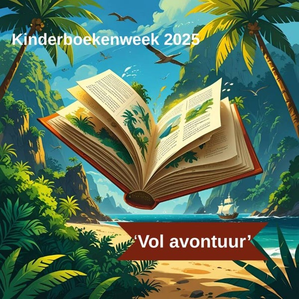 Close Reading lespakket Kinderboekenweek 2025 'Vol avontuur!' met openingsideeën