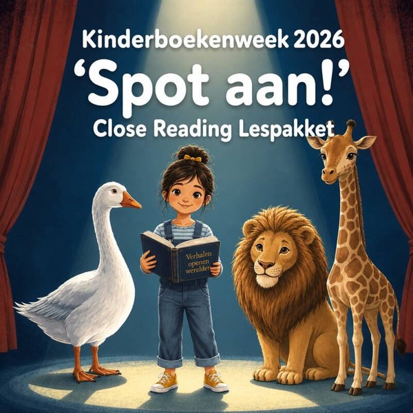 Close Reading lespakket Kinderboekenweek 2026 'Spot aan!'