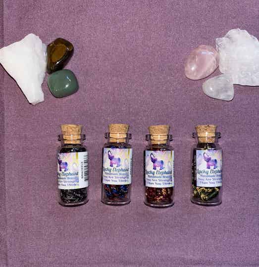 Lucky Elephant Bracelets In A jar