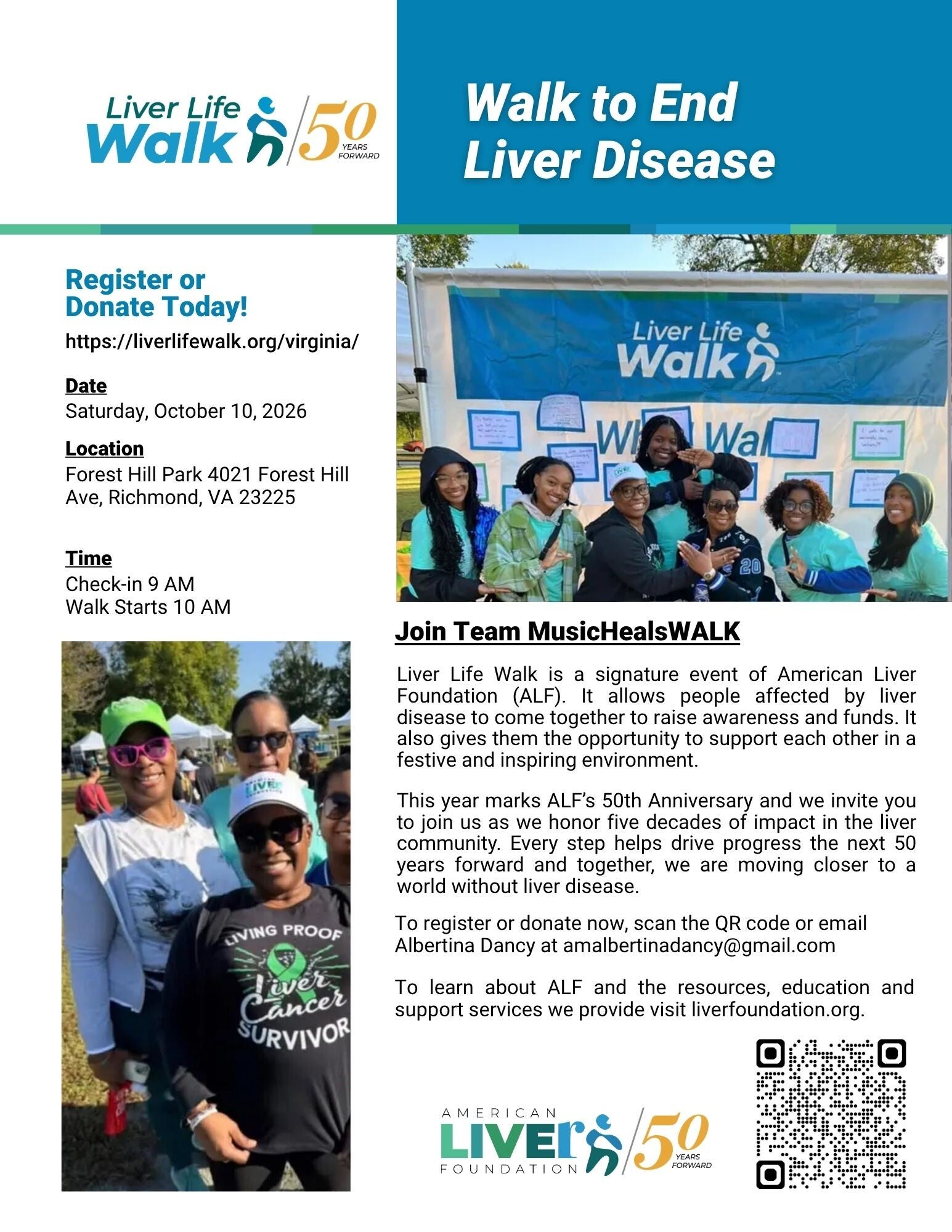 Event photo for the Liver Walk