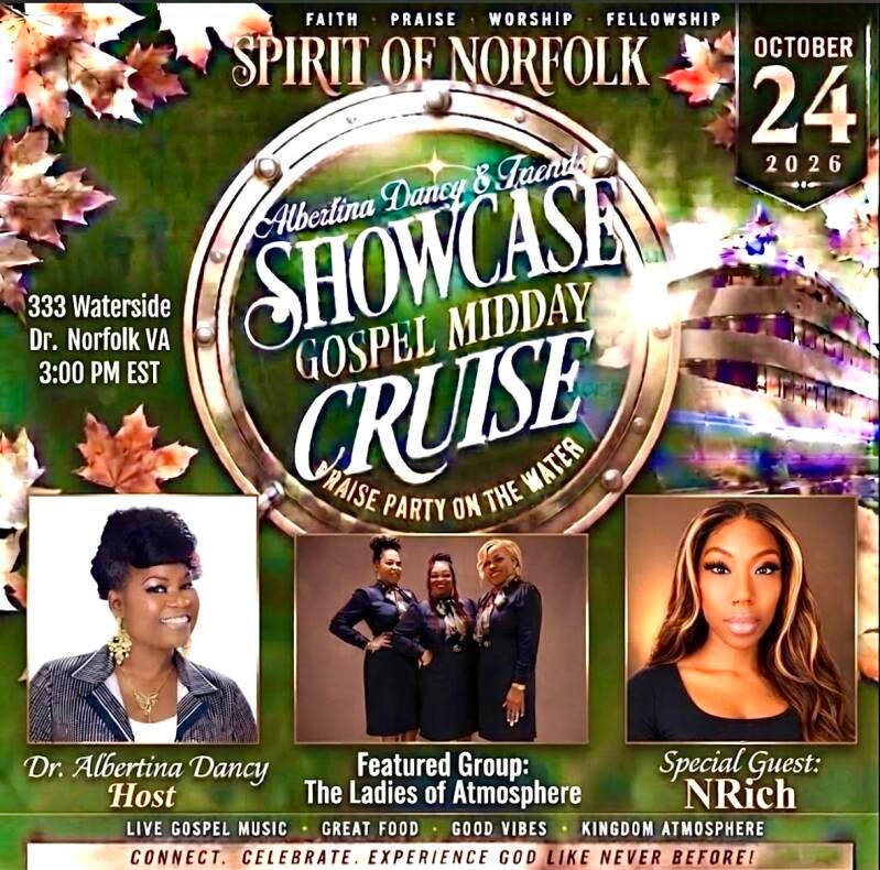 Event photo for the October gospel cruise