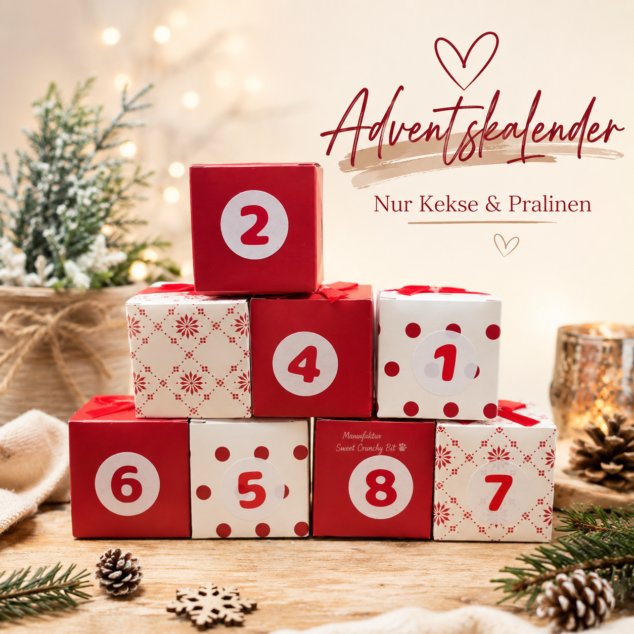 Adventskalender mini Boxen