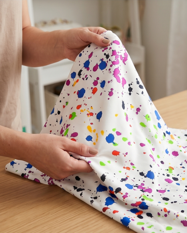 Reststück 60cm Jersey Farbkleckse