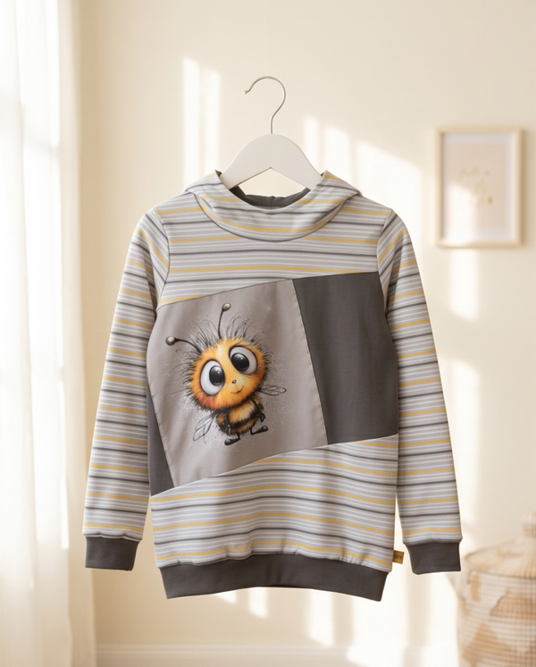 Hoodie Größe 128 Bienen Junge