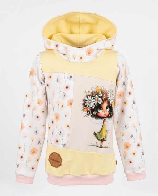 Hoodie Blumenkind Größe 116