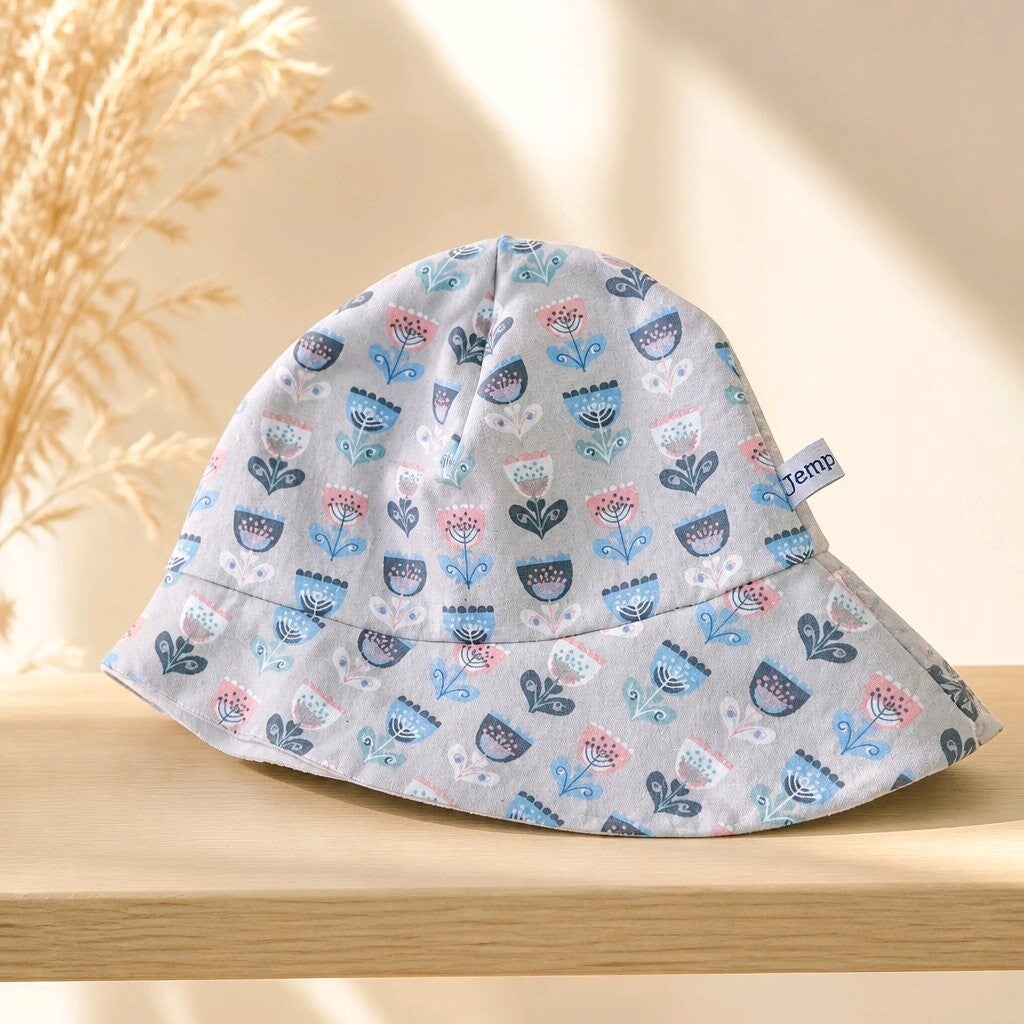 Sonnenhut Kopfumfang 50-54cm Blumen beige