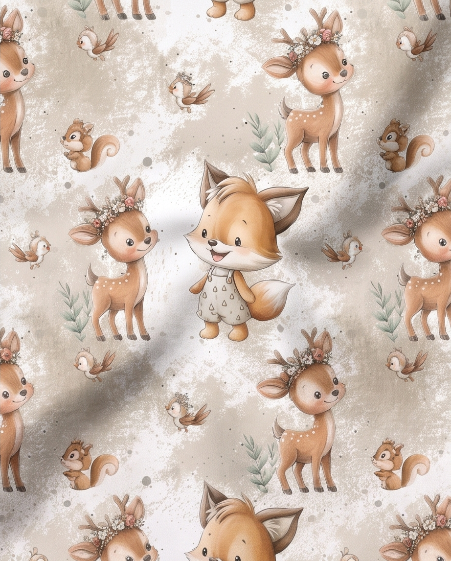 Herbst Jersey Reh und Fuchs