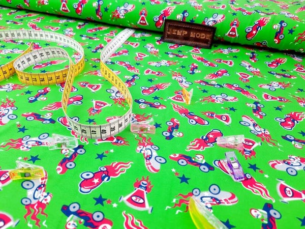 Jersey Rennautos grün