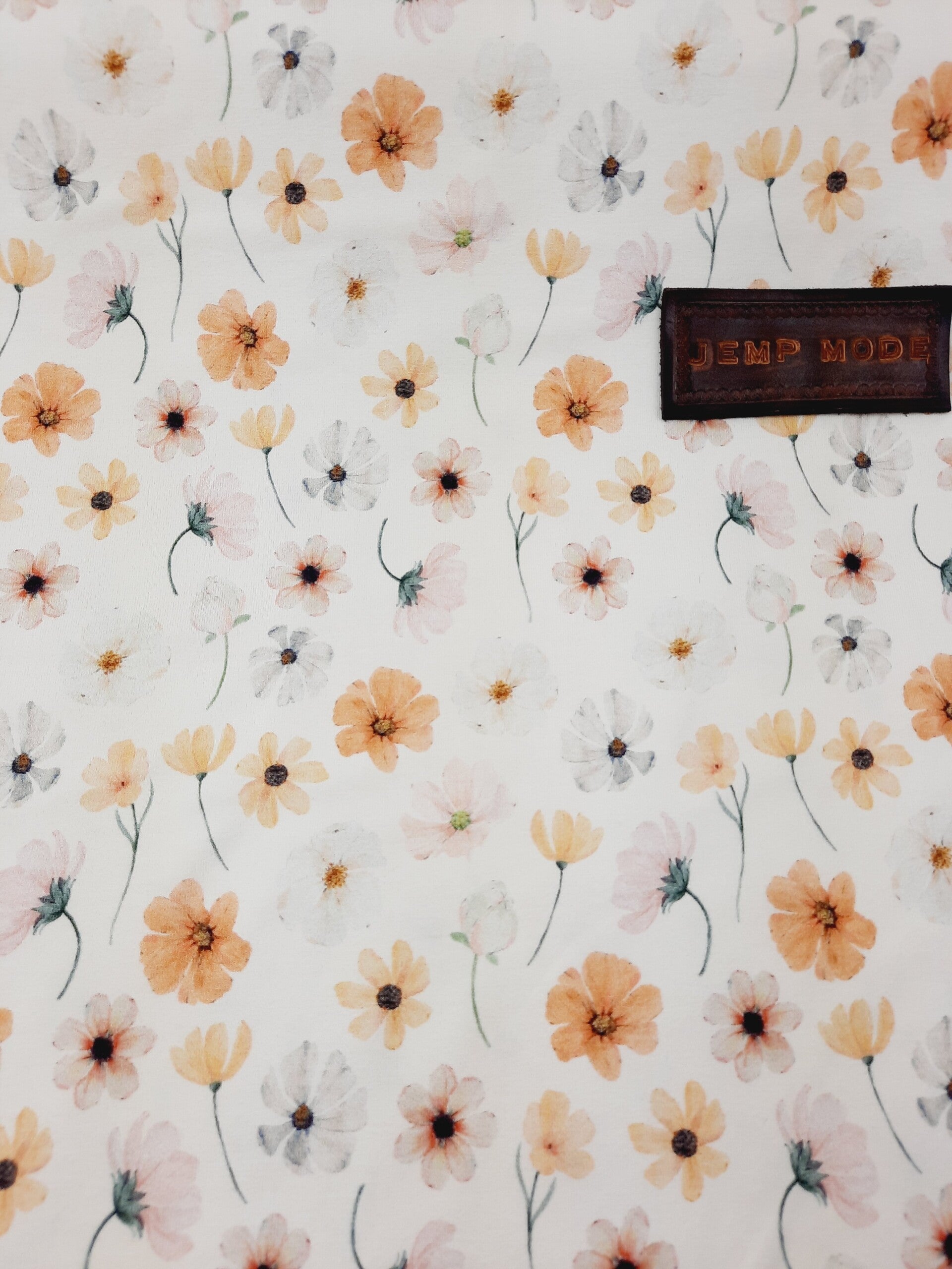 BIO - Organic Baumwolljersey zarte Blumen
