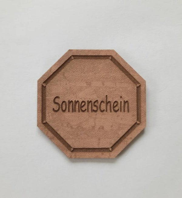 5er Paket Leder Patches