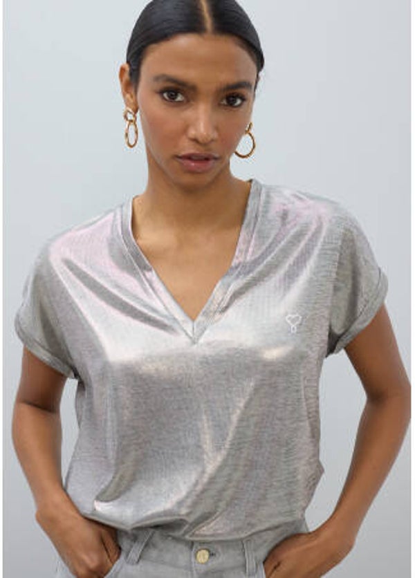 CAMISETA PLATEADA