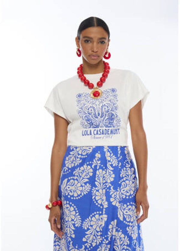 CAMISETA ESTAMPADO POSICIONAL BOHO