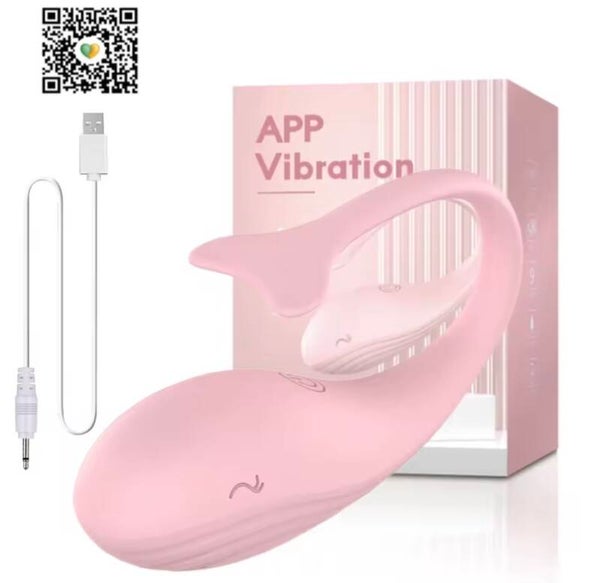 App-Gestuurde Bluetooth G-Spot Vibrator met Vibrerend Ei