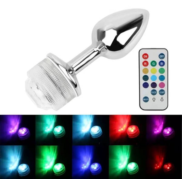 Ambient Light Anale Plug & Anale Massager met LED-verlichting