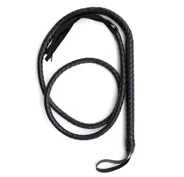 Handgevlochten Lederen Bull Whip