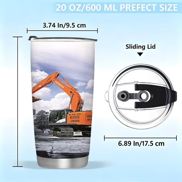 Agricultural themed Stainless Steel Tumbler & Lid